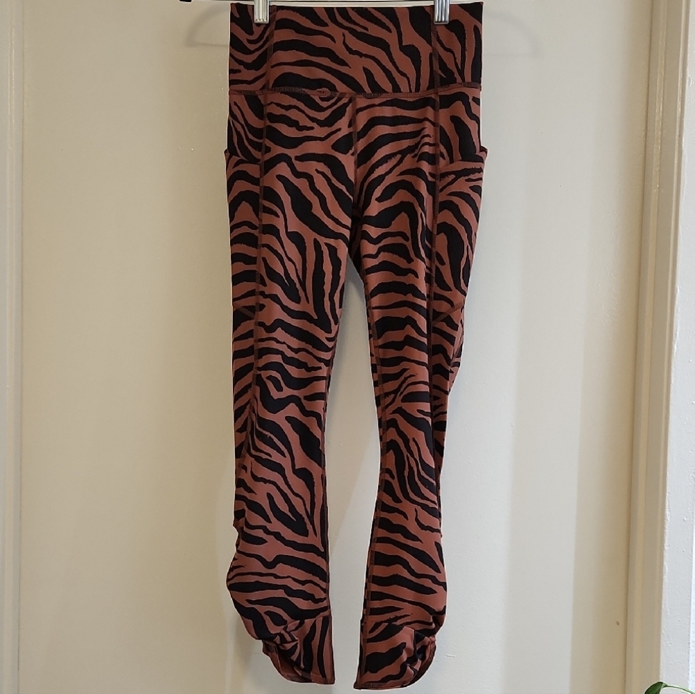 NWT Fabletics Zebra Print Leggings